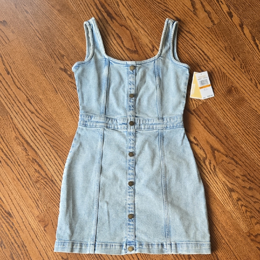 Michael Kors Denim Button-Down Dress